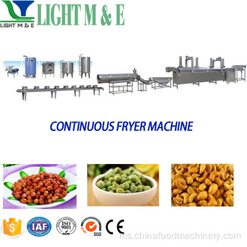 Gas Elektrik Deep Peanut Frying Machine